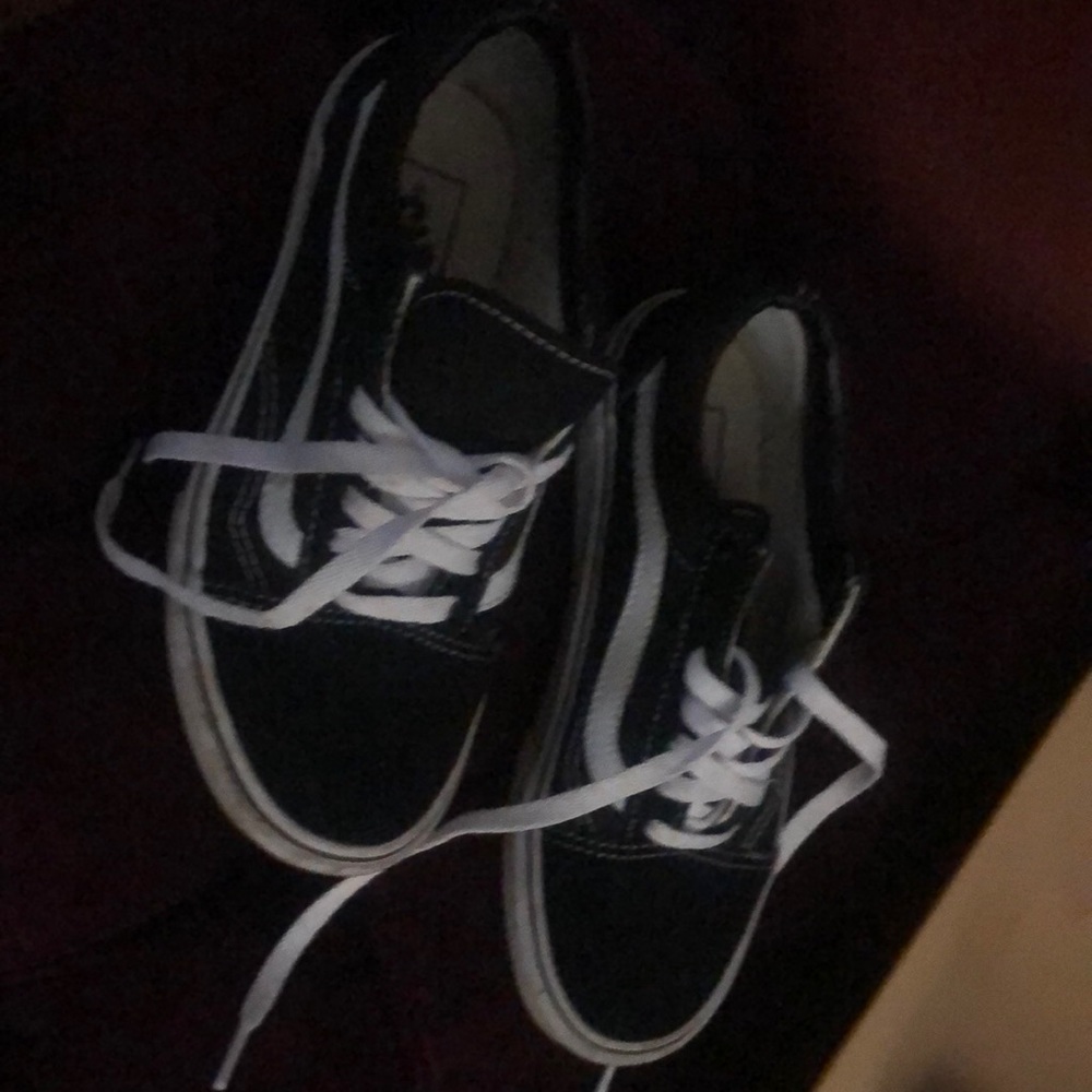 Vans suede blk/white sneakers